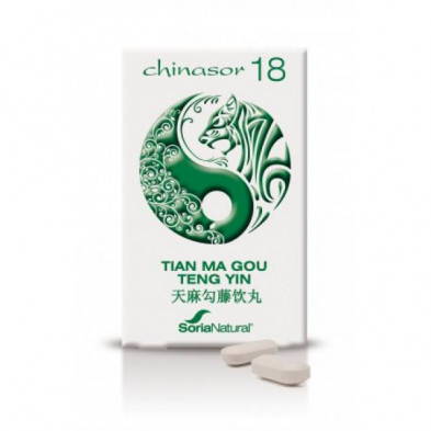 Chinasor 18 Tian Gou Teng Yin 30 Comprimidos Soria Natural