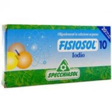 Fisiosol 10 Yodo 20 Viales 2 ml Specchiasol