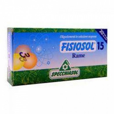 Fisiosol 15 Cobre 20 Viales 2 ml Specchiasol