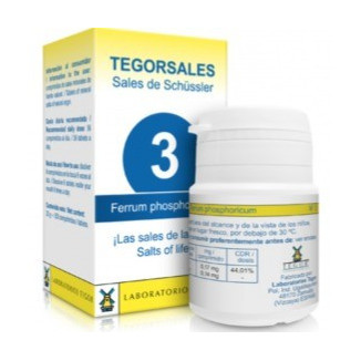 Tegorsales 3 Fosfato De Hierro 350 Comprimidos Tegor