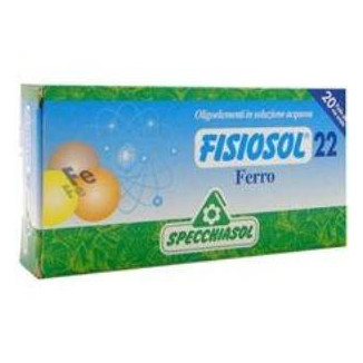 Fisiosol 22 Hierro 20 Ampollas Specchiasol