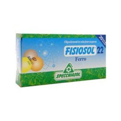 Fisiosol 22 Hierro 20 Ampollas Specchiasol