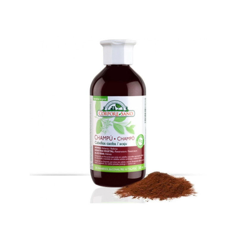 Champu de Henna para Cabellos Caoba 300 ml Corpore Sano