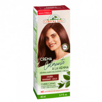 Crema para el Color de Cabello Caoba 80 ml Corpore Sano