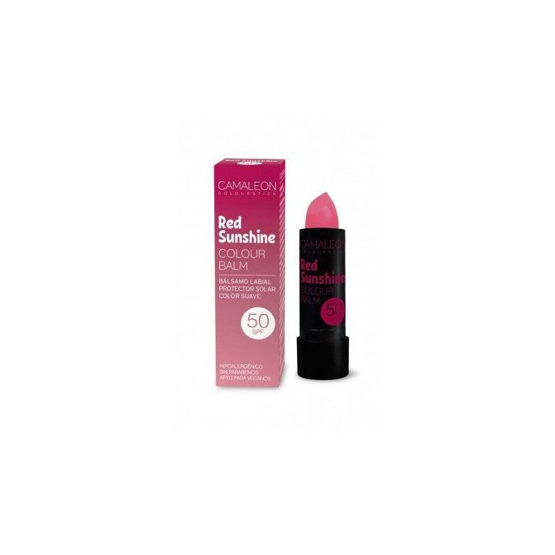 Balsamo Labial Con Color Spf50 Rojo Sunshine Camaleon