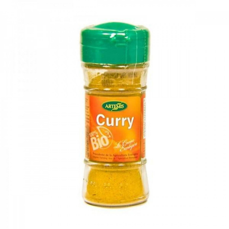 Curry 30 gr Bote de Especias Y Condimentos Ecológicos Artemisbio