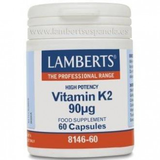 Vitamina K2 90µg 60 Cápsulas Lamberts