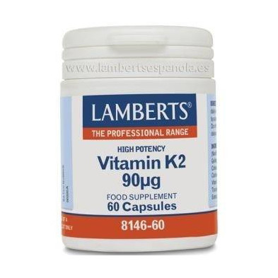 Vitamina K2 90µg 60 Cápsulas Lamberts