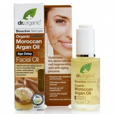 Aceite Facial de Argan Marroqui 30 ml Dr. Organic