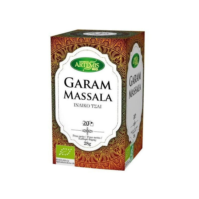 Garam Massala 20 Filtros Artemisbio