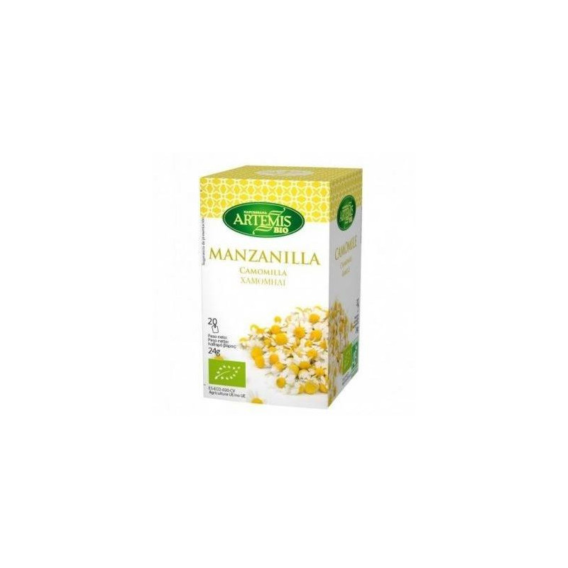 Manzanilla Flor 22.5 gr Caja en Piramide Artemisbio