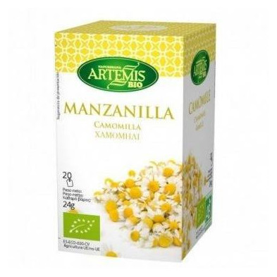 Manzanilla Flor 22.5 gr Caja en Piramide Artemisbio