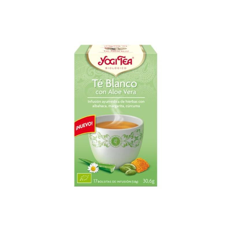 Te Blanco Con Aloe Vera 17 Filtros Yogi Tea