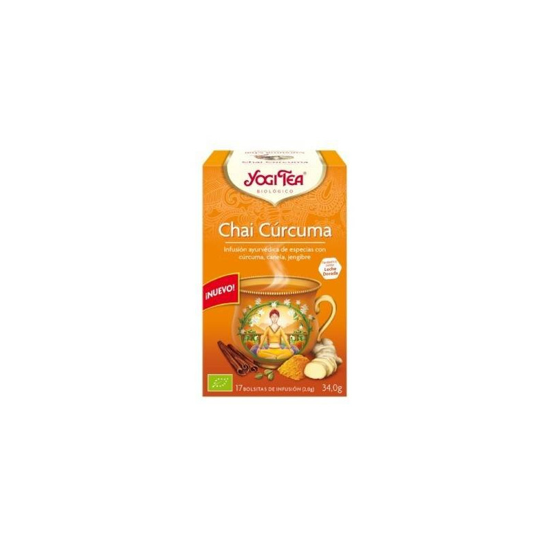 Yogi Tea Chai Curcuma 17 Bolsitas 2 gr