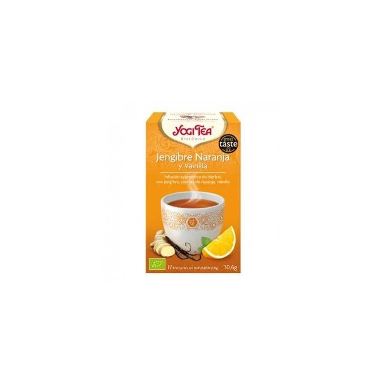 Yogi Tea Jengibre/vainilla/naranja 2 gr 17 Bolsitas