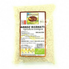 Arroz Basmati Blanco Bio 500 gr Sin Gluten y Sin Lactosa Bioprasad