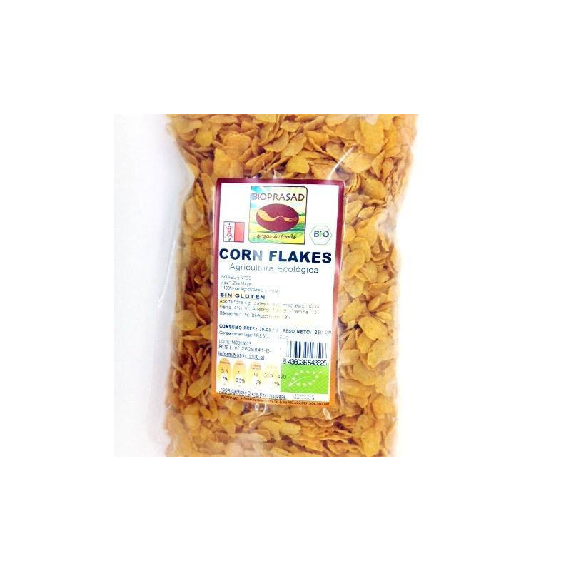 Corn Flakes 250 gr Con Azucar Y Sin Gluten Bioprasad