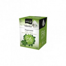 Menta Hoja 30 gr Caja en Piramide Artemis bio