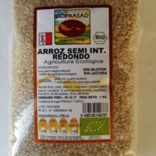 Arroz Semi Integral Redondo 1 kg Sin Gluten y Sin Lactosa Bioprasad