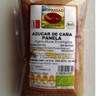 Azucar Panela Bio 500 gr Sin Gluten Y Sin Lactosa Bioprasad