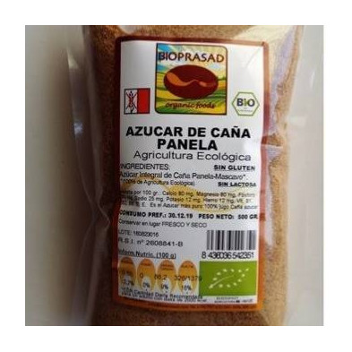 Azucar Panela Bio 500 gr Sin Gluten Y Sin Lactosa Bioprasad