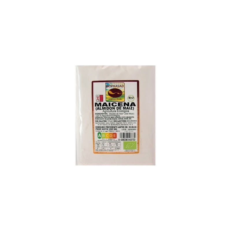 Maicena Bio 250 gr Sin Gluten Y Sin Lactosa Bioprasad