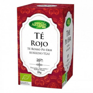 Te Rojo Puerh Bolsitas Eco 20 Filtros Artemis bio