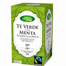 Té Verde A La Menta 20 Filtros Artemis bio