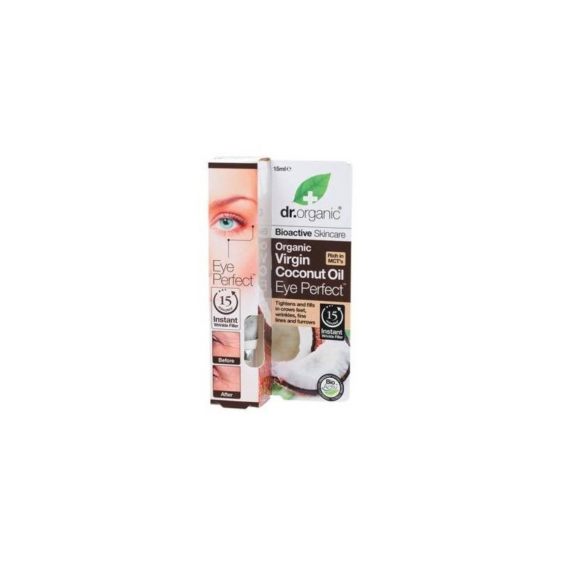 Contorno De Ojos con Aceite de Coco Organico 15 ml Dr. Organic