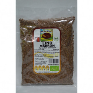 Semillas de Lino Marron Bio 250 gr Sin Gluten y Sin Lactosa Bioprasad