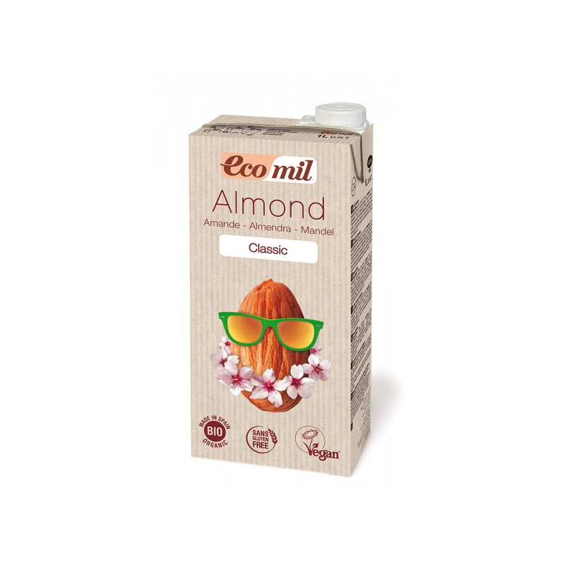 Ecomil Leche de Almendras Nature Brick 1 Litro Nutriops