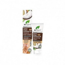 Crema De Manos Y Uñas con Aceite de Coco Organico 100 ml Dr. Organic