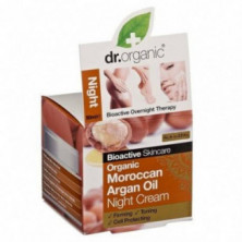 Crema De Noche con Aceite de Argan Marroqui 50 ml Dr. Organic