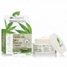 Crema Rescate 24 Horas con Aceite De Cañamo 50 ml Dr. Organic