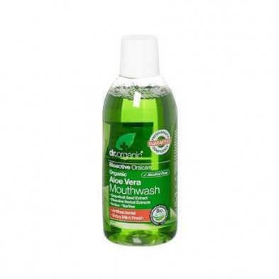 Enjuague Bucal con Aloe Vera Organico 500 ml Dr. Organic