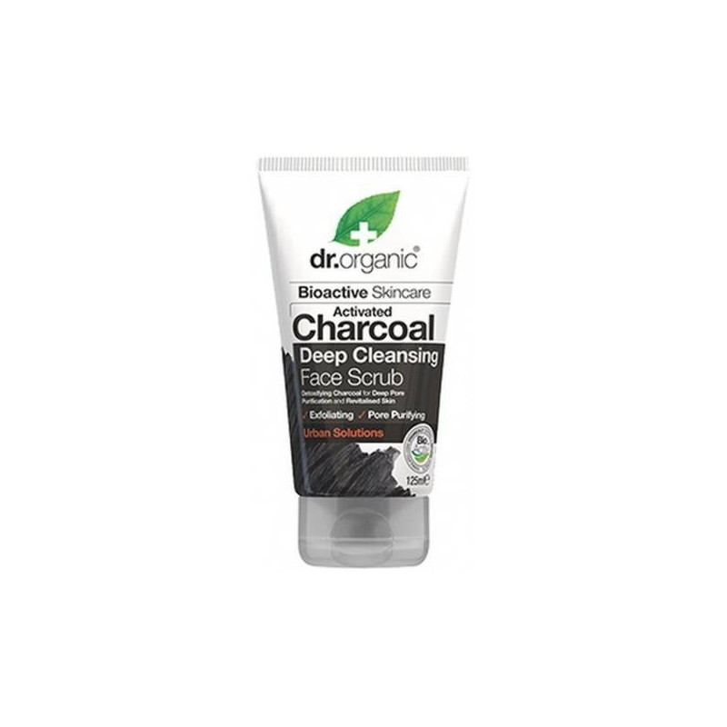 Exfoliante Facial con Carbon Activado 125 ml Dr. Organic