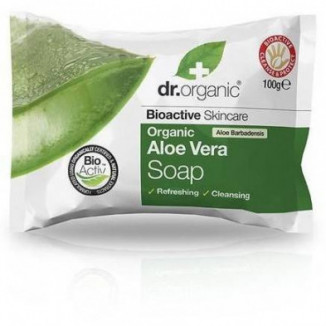 Jabon En Pastilla con Aloe Vera Organico 100 gr Dr. Organic