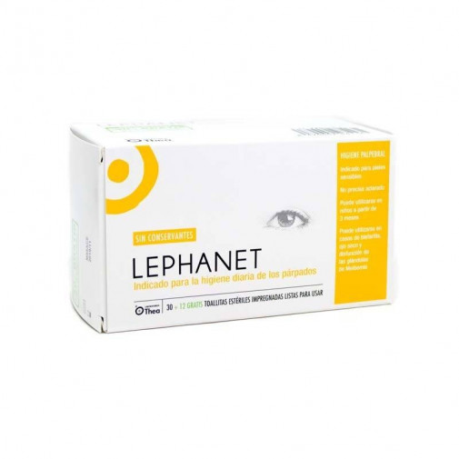 Lephanet 30 Toallitas Estériles Impregnadas Thea