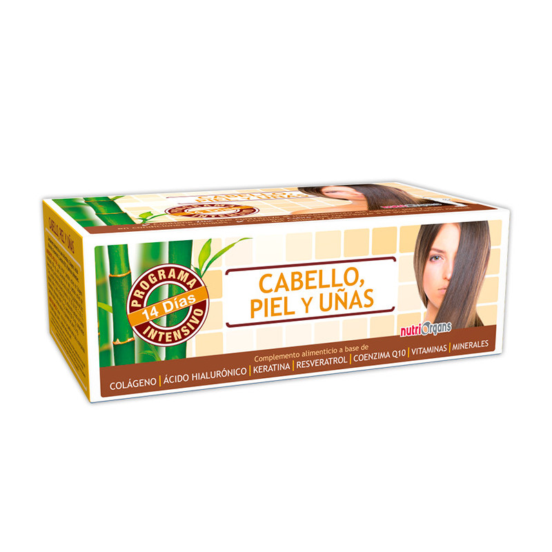 Cabello Piel Y Uñas 14 Viales x10 ml Tongil