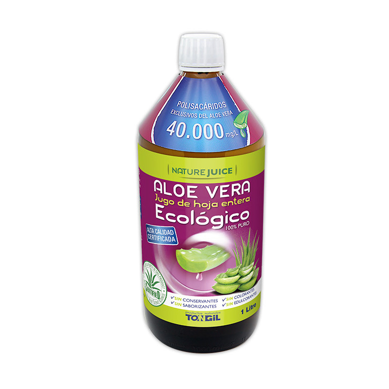 Aloe Vera Ecologico 100% Puro 1 Litro Tongil