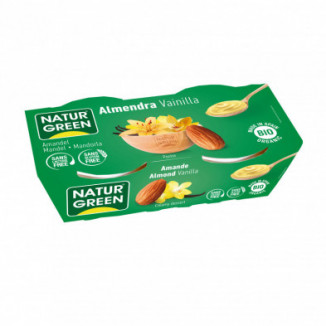 Postre de Almendras Bio Vainilla 2x125 gr Naturgreen