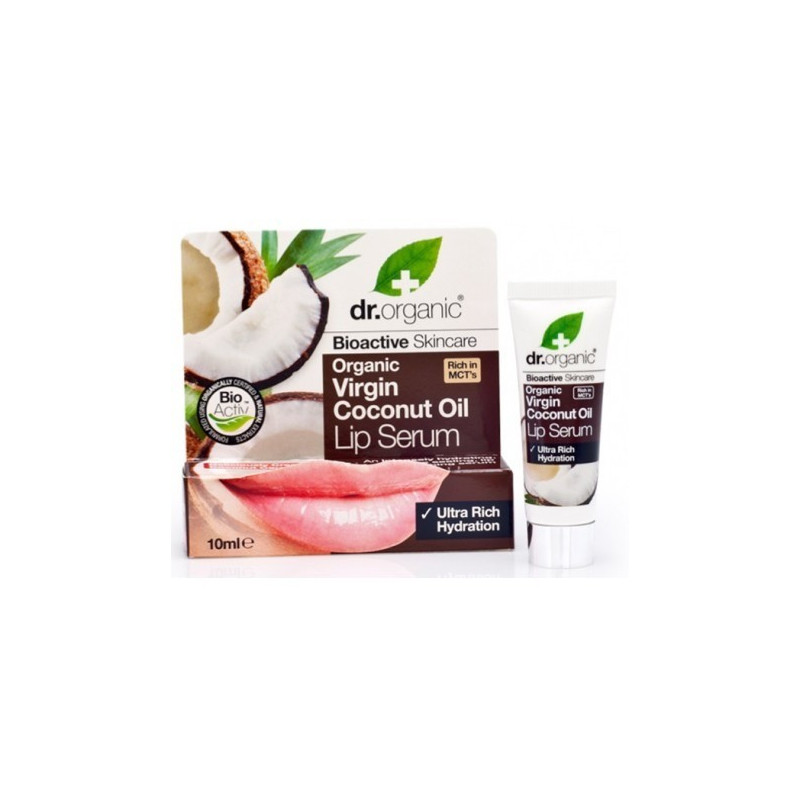 Serum Labial con Aceite de Coco Organico 10 ml Dr. Organic