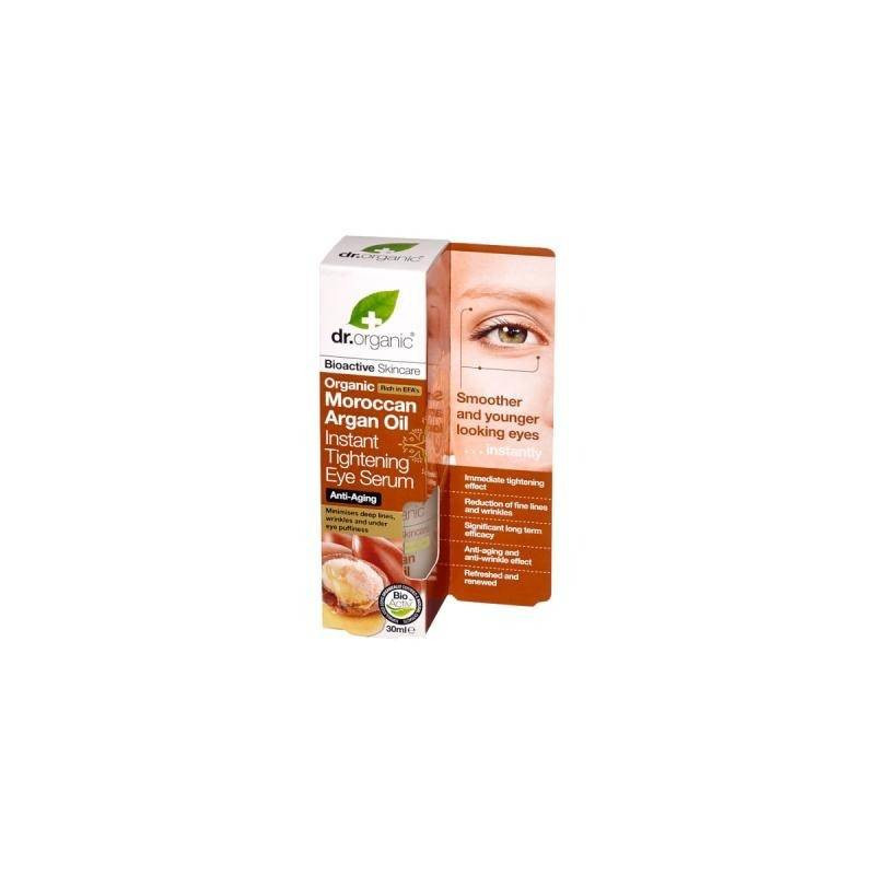 Suero para Contorno De Ojos Firmeza con Aceite de Argan Marroqui 30 ml Dr. Organic