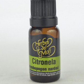 Aceite Esencial Citronela 10 ml Herbes Del Moli