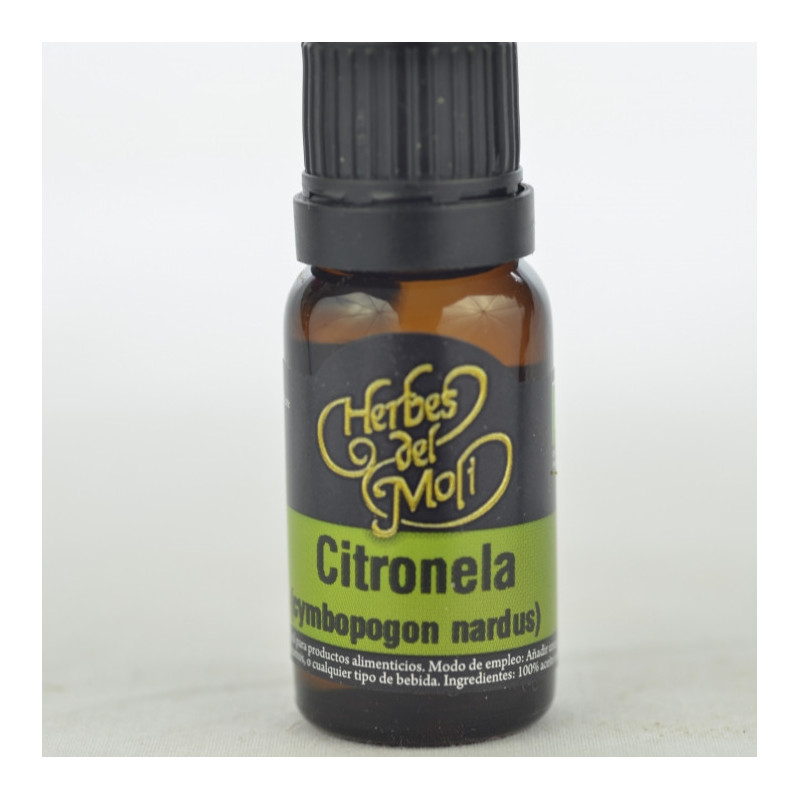 Aceite Esencial Citronela 10 ml Herbes Del Moli