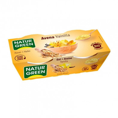 Postre Avena Vainilla 2 x 125 Naturgreen