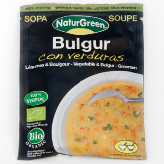 Sopa Bulgur Verduras Bio 40 gr Naturgreen