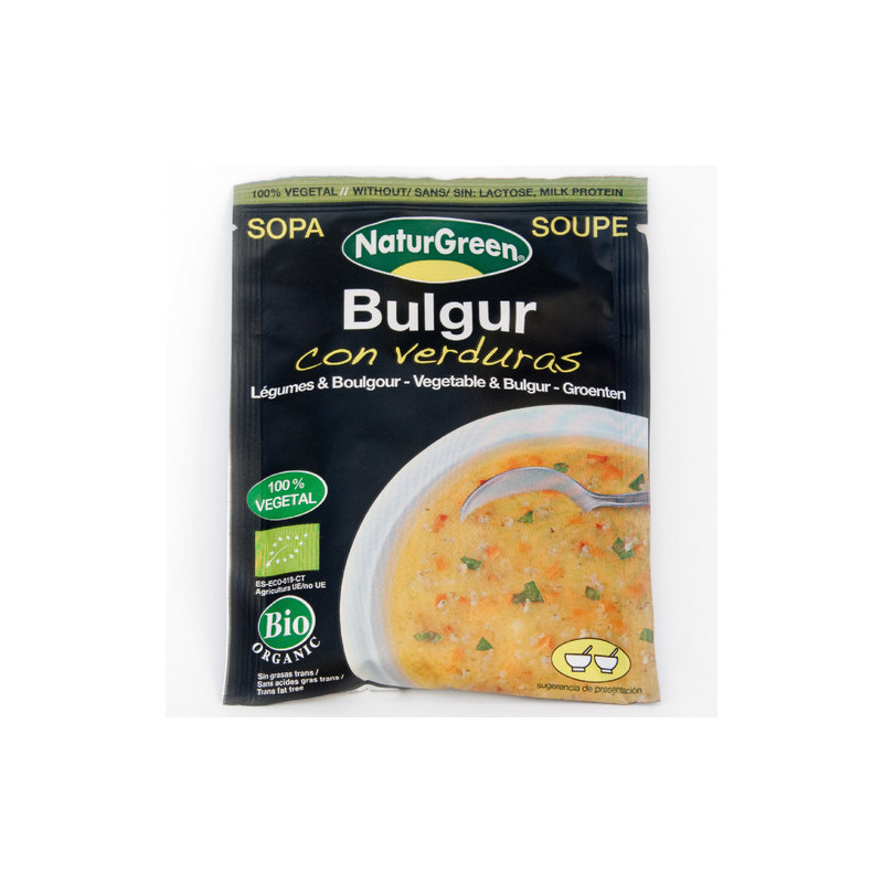 Sopa Bulgur Verduras Bio 40 gr Naturgreen