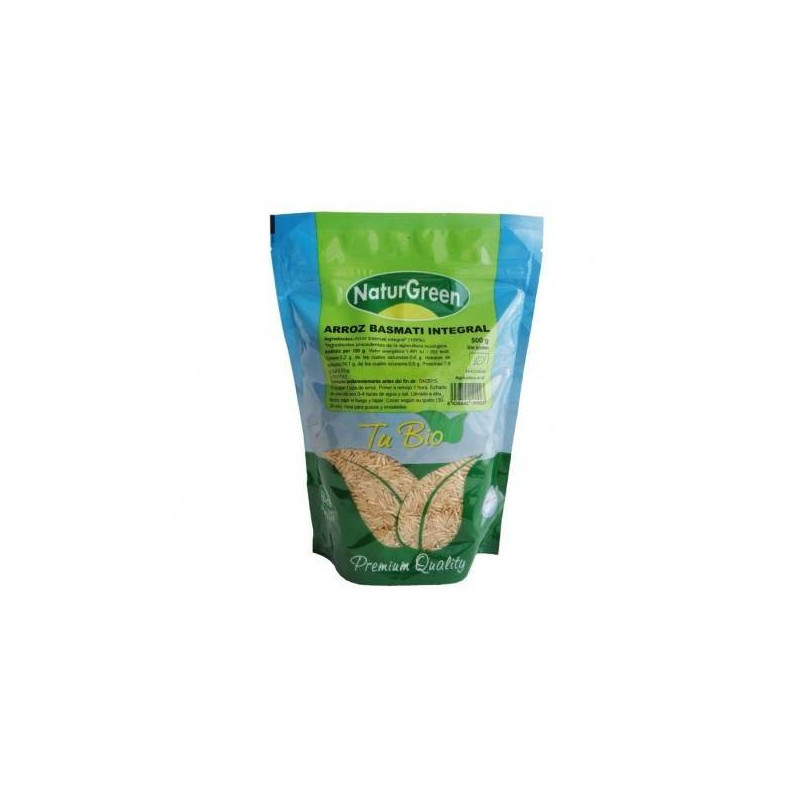 Arroz Basmati Integral Bio 500 gr Naturgreen