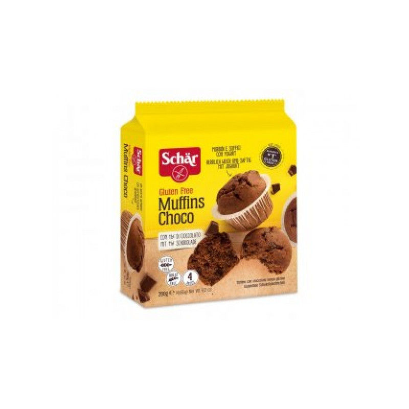 Madalenas Muffins Choco 4x65 gr Schar